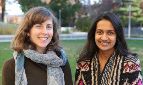 Samantha Garvin and Pooja Choksi (Photo: Brittany Whiteman)