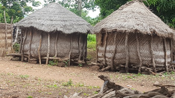 Fig. 9. Granaries for storing mostly rice and maize cultivated by men.